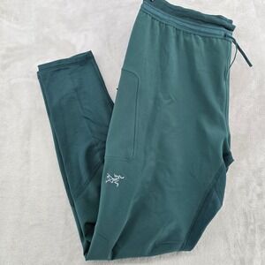 Arc'teryx Gore-Tex Infinium Pants Men Large Trino Tights Dark Green Thermal Base
